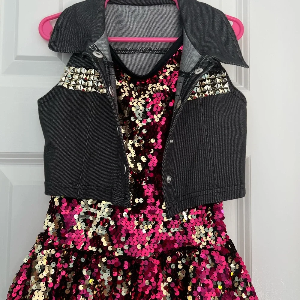 Weissman Hip Hop sparkly Dance costume small